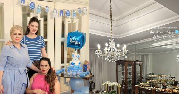 La Nación / ¡De lujo! Nadia Ferreira organizó baby shower para su hermana mayor