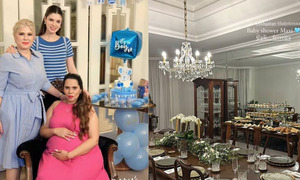 Nadia Ferreira organizó baby shower para su hermana mayor