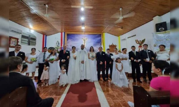 Casamiento comunitario unió a siete parejas en Coronel Oviedo – Prensa 5