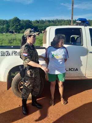 Capturan a una mujer que supuestamente lideraba banda de abigeos en San Pedro - Nacionales - ABC Color