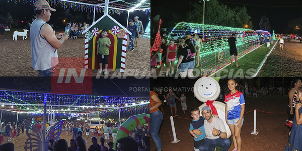 LUZ Y ALEGRÍA EN MAYOR OTAÑO: CELEBRACIÓN NAVIDEÑA EN LA CICLOVÍA - Itapúa Noticias