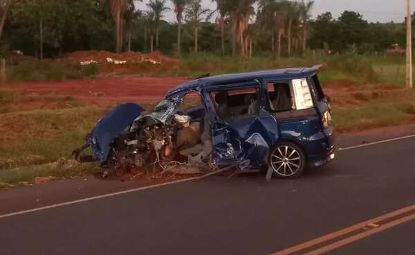 Choque de automóvil y una camioneta deja dos muertos en Caaguazú - Policiales - ABC Color