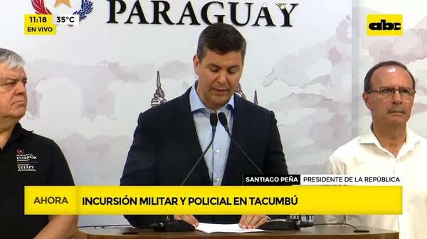 Video: Operación sin precedentes, afirma Peña - ABC Noticias - ABC Color