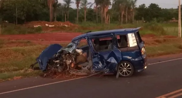 Trágico accidente en Caaguazú deja dos muertos