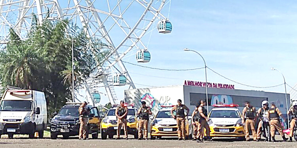 La Policía Militar lanza Operación Fuerza Total Brasil 2 en Foz de Yguazú - La Clave
