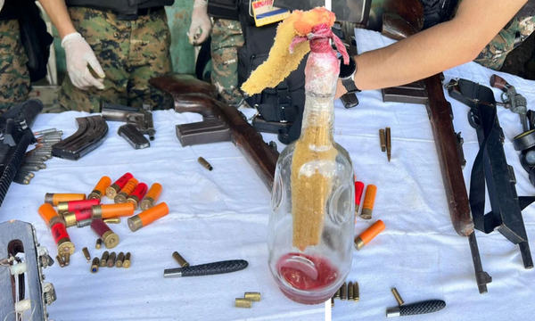 Los reos tenían armas automáticas, mientras que policías usaron balines de goma