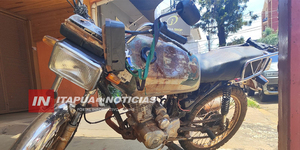 MOTOCICLISTA RESULTÓ HERIDO TRAS SINIESTRO VIAL EN EL CENTRO DE ENCARNACIÓN - Itapúa Noticias