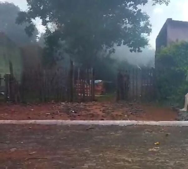 PJC: Corto circuito en heladera ocasionó incendio de una casa en Santa Ana