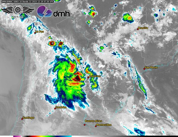 Diario HOY | Aviso de tormentas para dos departamentos del Chaco