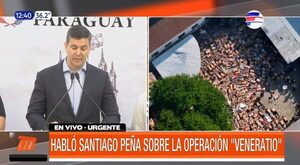 Habló Santiago Peña sobre la operación Veneratio | Telefuturo