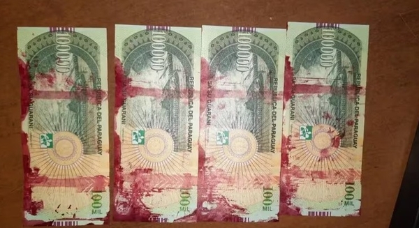 Más billetes entintados expedidos por otro cajero del BNF