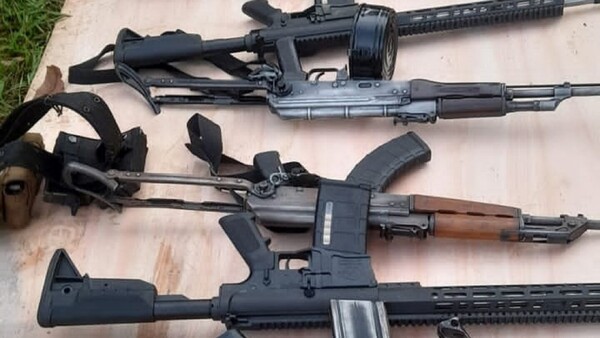 Senad incauta varias armas "de guerra" del grupo de Macho durante operación Ignis en Canindeyú