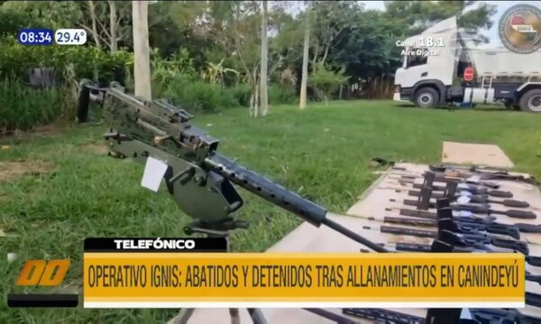 Canindeyú: abatidos y heridos tras allanamientos | Telefuturo