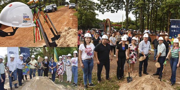 ITAPÚA IMPULSA EL DESARROLLO: OBRAS INAUGURALES EN CNEL. BOGADO, SAN COSME Y SAN DAMIÁN, Y GRAL. DELGADO - Itapúa Noticias