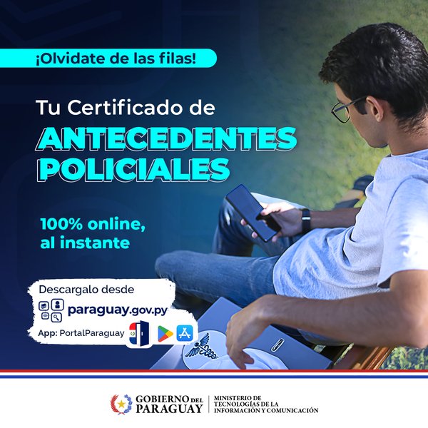Certificados de antecedentes policiales se pueden generar en línea