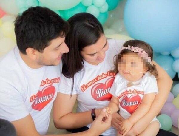 Falleció Bianca, la pequeña guerrera que sufría de AME