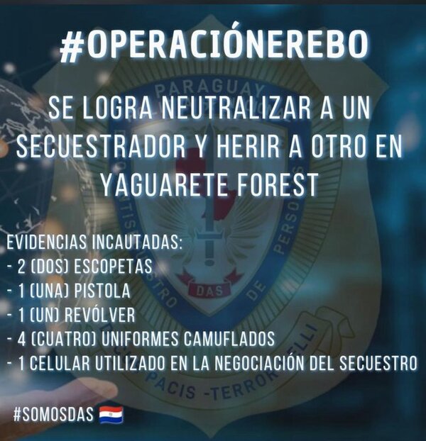 Neutralizan a secuestrador en Yaguareté Forest