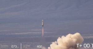 La Nación / Blue Origin vuelve al espacio con éxito