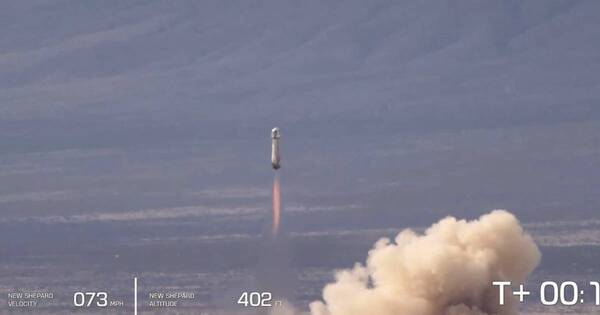 La Nación / Blue Origin vuelve al espacio con éxito