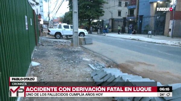 Tres jóvenes perdieron la vida en accidente vehicular ocurrido en Luque - Megacadena - Diario Digital