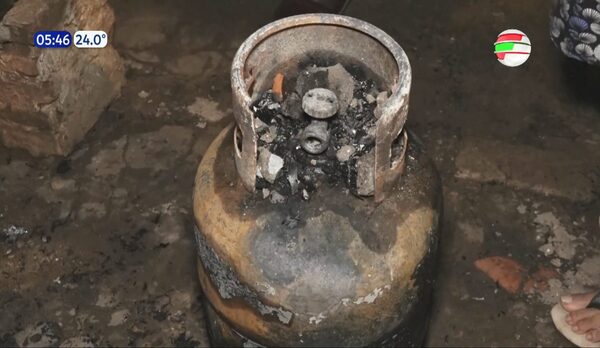 Desgracia con suerte: Garrafa explotó en medio de un cumpleaños | Telefuturo