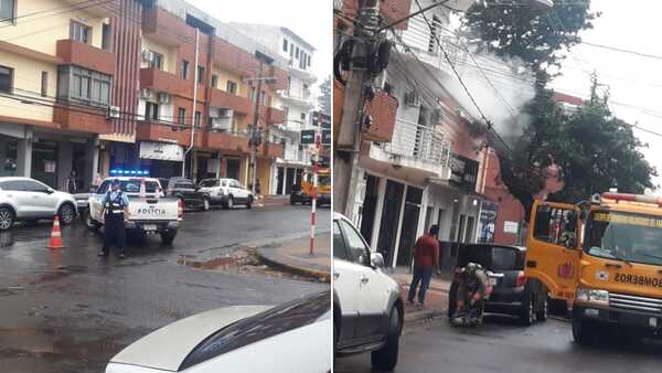 Susto tras principio de incendio en un departamento en el microcentro de Encarnación