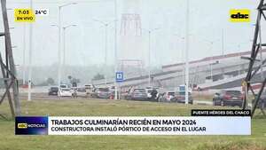 Video: Trabajos culminarían recién en mayo del 2024 - ABC Noticias - ABC Color