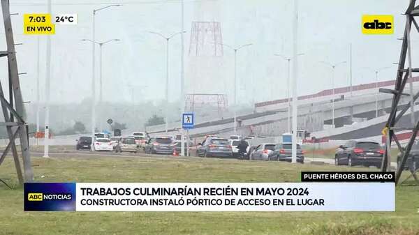 Video: Trabajos culminarían recién en mayo del 2024 - ABC Noticias - ABC Color