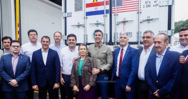 La Nación / Partió el primer contenedor con carne bovina paraguaya a los EE. UU.