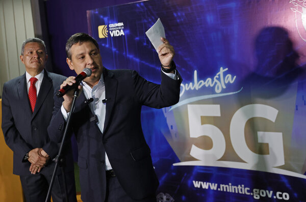 El Gobierno colombiano recaudará un mínimo de 839 millones de dólares con la subasta de la 5G - MarketData