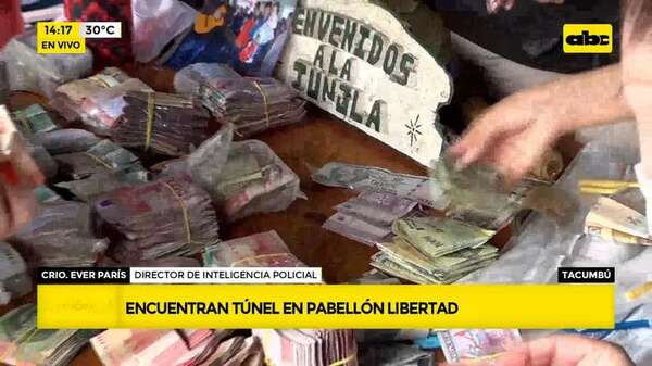 Tacumbú: encuentran túnel y  “depósito” del Clan Rotela con drogas, armas y dinero - Ensiestados - ABC Color