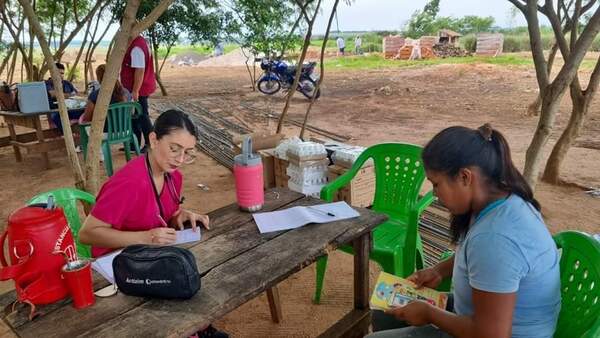 Atención integral a familias de la comunidad Loma Clavel de Itakyry