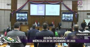 La Nación / Congreso rinde homenaje al agente Lince caído en la operación Veneratio