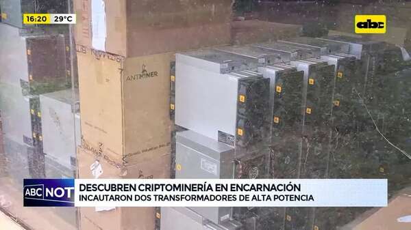 Video: descubren criptominería en Encarnación - ABC Noticias - ABC Color