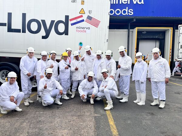 Partió el primer embarque de carne bovina paraguaya a los Estados Unidos