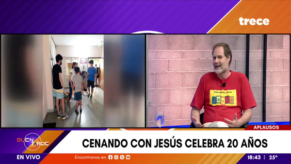 "Cenando con Jesús" cumple 20 años e invita a compartir en Navidad - trece