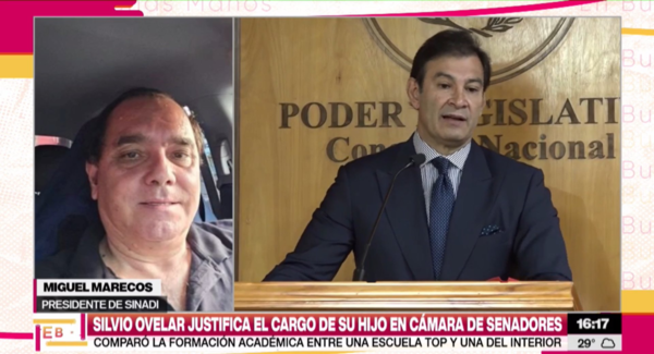 Presidente del SINADI afirmó que Silvio Ovelar dijo un "disparate" y tendría que pedir disculpas - Megacadena - Diario Digital