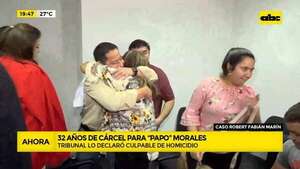 Caso Robert Fabián Marín: 32 años de cárcel para Papo Morales - ABC Noticias - ABC Color