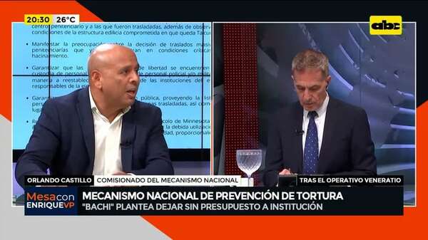 Video: Mecanismo Nacional de Prevención y Tortura - Mesa de Periodistas - ABC Color