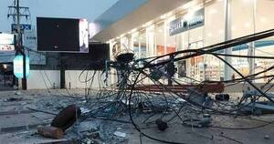 La Nación / Capiatá: choque deja sin luz a tres barrios