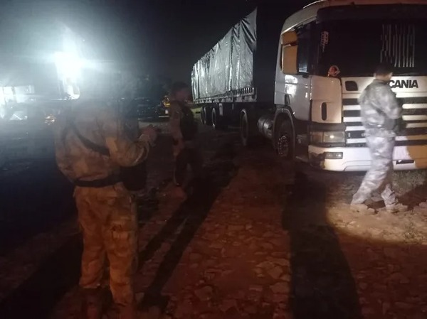 Presunto robo de cargamento de soja