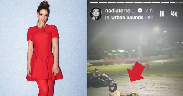 La Nación / ¡La uno del karting! Nadia Ferreira disfrutó de actividad deportiva en el país
