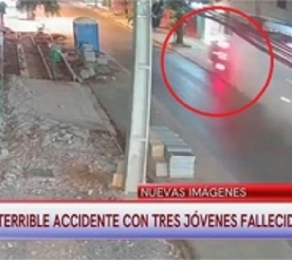 Nuevas imágenes del accidente que se cobró tres vidas en Luque - Paraguay.com