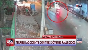 Difunden nuevas imágenes del accidente que se cobró tres vidas en Luque - Noticias Paraguay