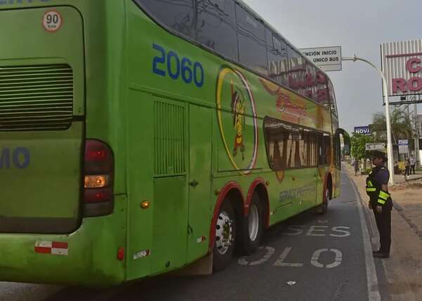 Carril único para buses: “Es un tiempo de adaptación para los conductores” - Nacionales - ABC Color