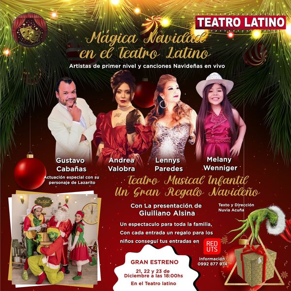 Un Gran Regalo Navideño se estrena este jueves en el Teatro Latino