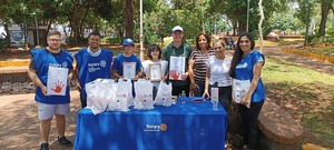 Voluntarios del Rotary Club Encarnación Norte se unen para ayudar a la Fundación Piché Roga