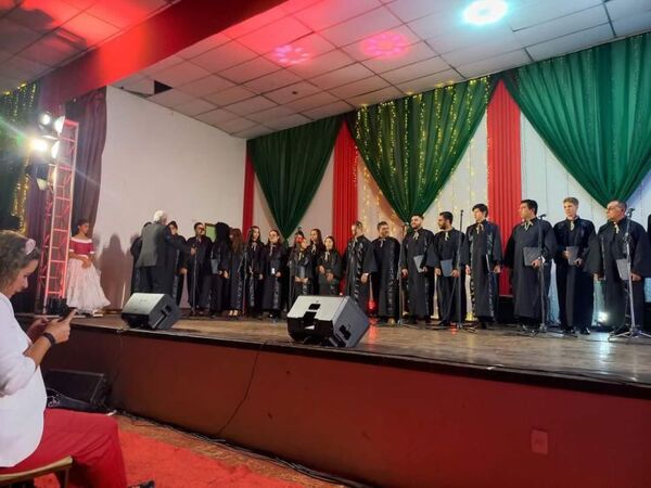 Colorido concierto navideño organizado por la Gobernación de Amambay