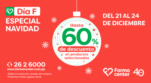 Farmacenter ilumina la Navidad con descuentos de hasta el 60%