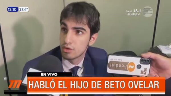 Habló el hijo de Silvio "Beto" Ovelar | Telefuturo